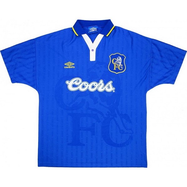 Camiseta Chelsea Primera Equipación ML Retro 1997 Azul